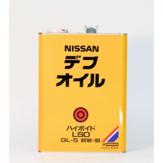 NISSAN DIFF OIL HYPOID LSD GL-5 80W-90 4л