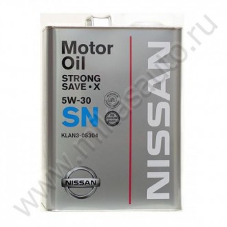 NISSAN STRONG SAVE X SN 5W-30 4 л.