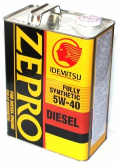 IDEMITSU ZEPRO DIESEL F-S CF 5W-40 4 л