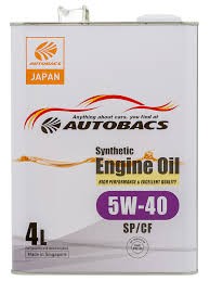 Масло моторное AUTOBACS SP/CF 5W-40 4 л.
