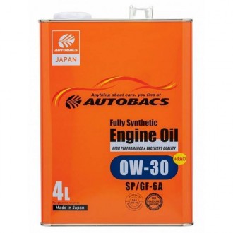 Масло моторное AUTOBACS ENGINE OIL FS SP/GF-6A 0W-30 4 л.