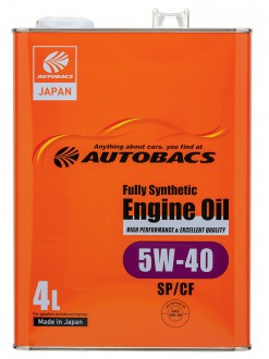 Масло моторное AUTOBACS FS SP/CF 5W-40 4 л.